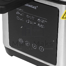 Фритюрница-фондю Steba DF 150 F серебристый/чёрный, 1200 Вт, 2.5 л, 0.8 кг, таймер