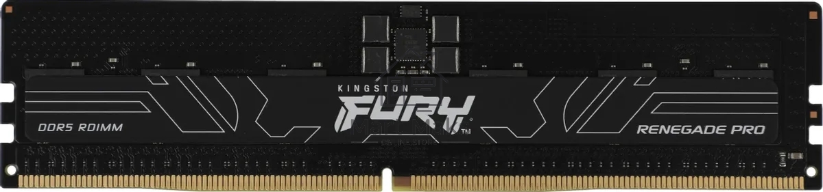 Оперативная память Kingston Fury Renegade Pro Black, DDR5, 16GB (1x16GB), 6000 MHz, CL32, ECC, RDIMM