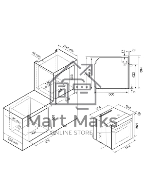 Электрический духовой шкаф Krona ADRIANO 60 WH G2