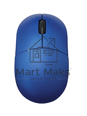 Мышь проводная Qumo Simple Office M92 синий, 1000 dpi, USB, кнопки - 3