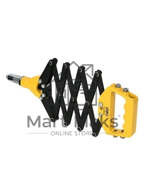 Заклепочник рычажно-складной Deli DL236932 815мм, диаметр 3,2 / 4,0 / 4,8 / 6,0 / 6,4 мм