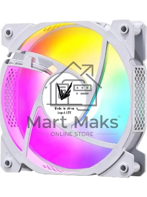 Вентилятор для корпуса Aerocool / Formula Cosmic 12WH FR RGB белый, 120 мм, 1100 об/мин, 22.3 дБ, 4 pin