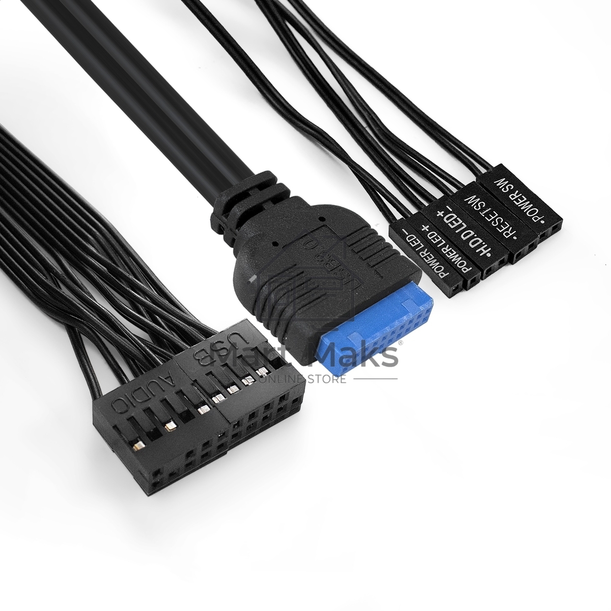 Компьютерный корпус Minitower ExeGate BA-204U-400W-8 (mATX, БП AA400 с вент. 8см, 2*USB+2*USB3.0, аудио, черный)