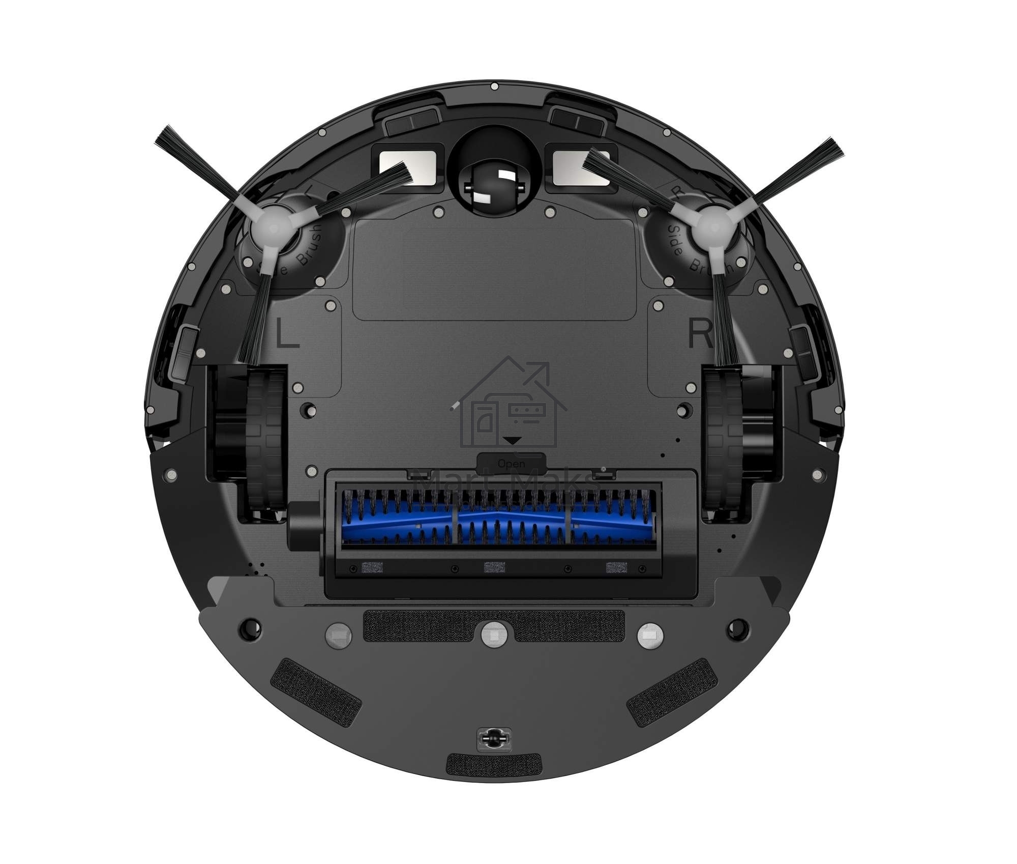 Робот-пылесос TopDevice TDSRC003_BK черный, 40 Вт, 2600 мА·ч Li-Ion, уборка влажная/сухая, пылесборник контейнер 0.4 л