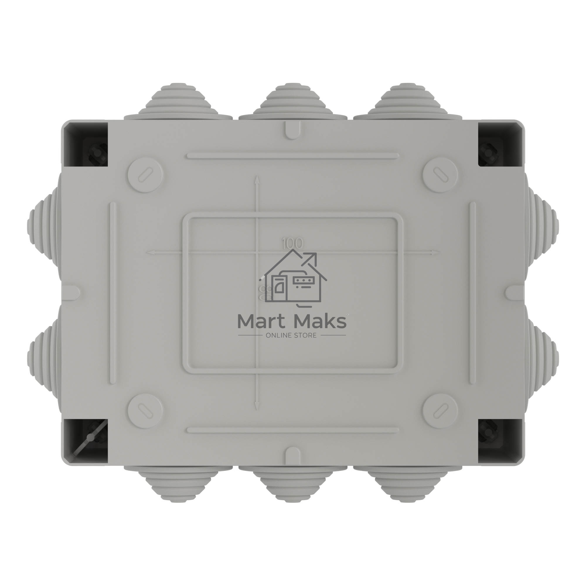 Коробка распределительная DKC 54100 ОП 190х140х70, 10 каб.ввод., IP55