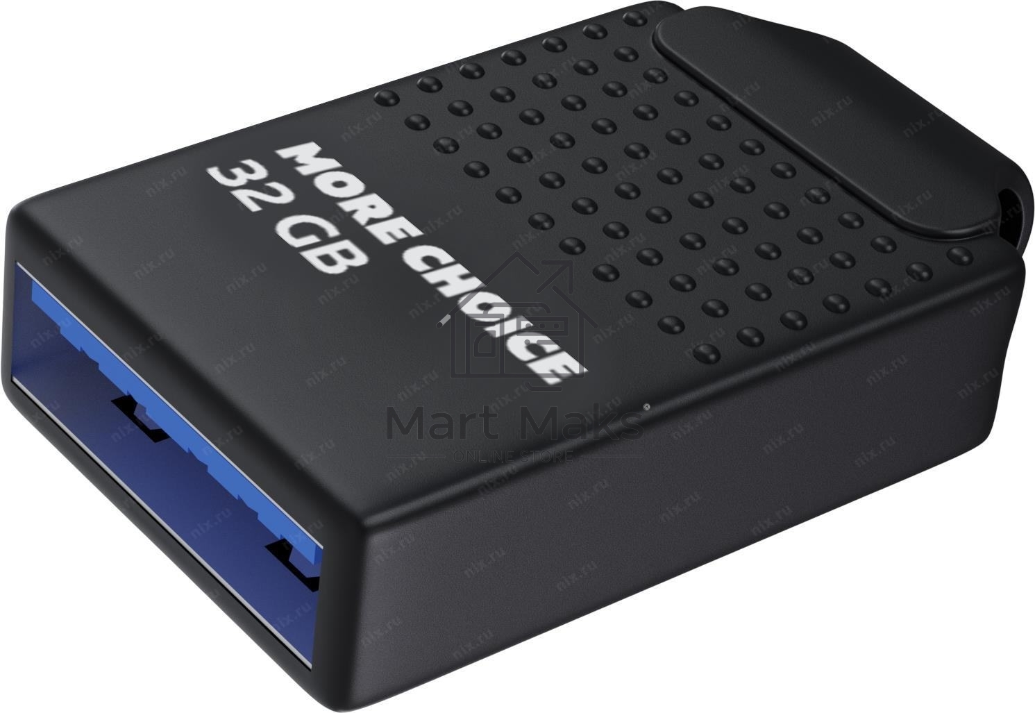 Флешка USB More Choice MF32-2 black (4610196404917), 32Gb, USB 2.0, R/W 50/20, черный