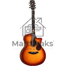 Акустическая гитара Kepma F0PRO-BS цвет Cherry Burst