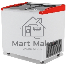 Морозильный ларь FROSTOR GELLAR FG 250 E, белый/красный, 240л, 2 корзины