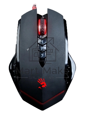 Мышь проводная A4Tech Bloody V8M Max черный, 12000 dpi, USB, кнопки - 10