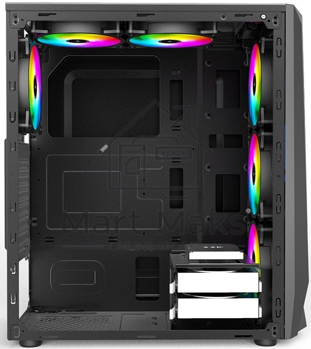 Компьютерный корпус ALSEYE Reactor-B Mini-ITX/Micro ATX/ATX, USB2.0*2+HD Audio+USB3.0*1 USB2.0*2+HD Audio+USB3.0*1