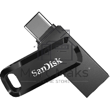 Флешка USB Sandisk DDC3 (SDDDC3-032G-G46), 32Gb, USB 3.0/USB Type-C, R/W 150/30, черный