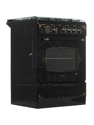 Плита газовая Gefest ПГ 6100-03 0179 черный, конфорок 4 шт, духовка 52 л, 60 см x 85 см x 60 см