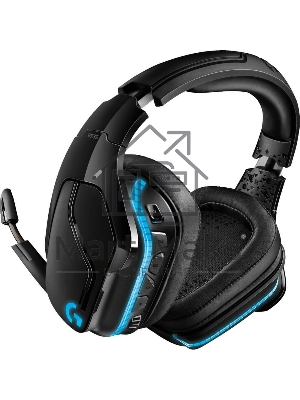 Гарнитура Logitech G935 чёрный, беспроводная + проводная, 2.4 ГГц/3.5 мм, до 12 ч, DTS 7.1 Surround, LIGHTSYNC RGB