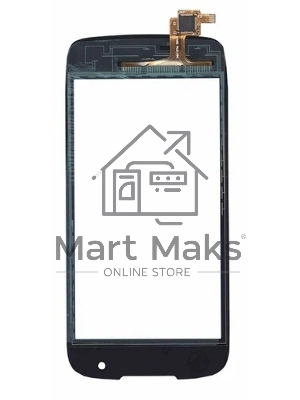 Сенсорное стекло (тачскрин) для Fly IQ4405 Quad EVO Chic 1, черное