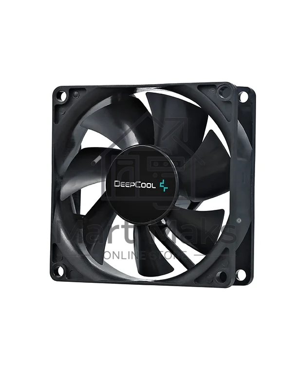 Вентилятор для корпуса DEEPCOOL XFAN 80 черный, 80 мм, 1800 об/мин, 20.3 дБ, 4 pin