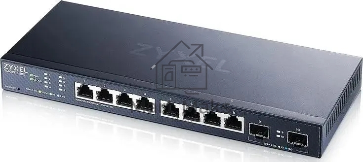 Мультигигабитный Smart L3 Lite коммутатор Zyxel NebulaFlex XMG1915-10E, 8xRJ-45: 1/2.5G, 2xSFP+, бесшумный (без вентилятора)