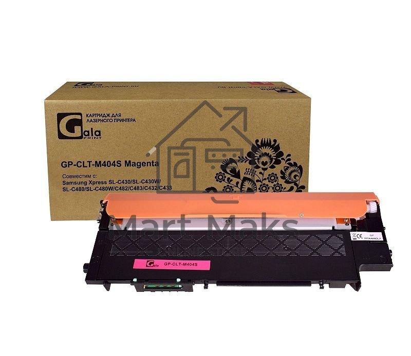 Картридж лазерный GalaPrint GP-CLT-M404S Magenta (1000 стр) для Samsung Xpress SL-C430/SL-C430W/SL-C480/SL-C480W/C482/C483/C432/C433