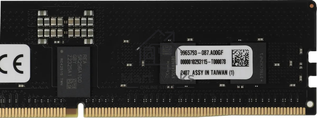 Оперативная память Kingston Fury Renegade Pro Black, DDR5, 16GB (1x16GB), 6000 MHz, CL32, ECC, RDIMM