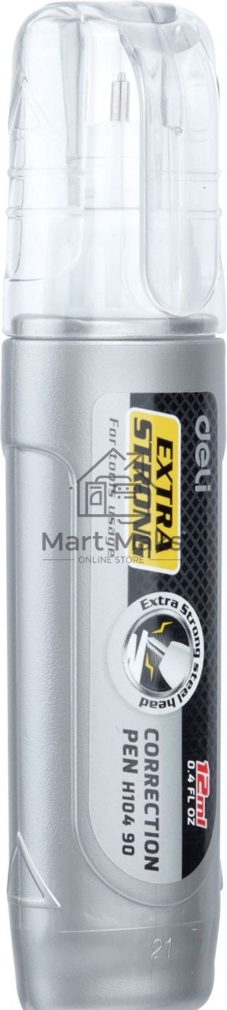 Ручка корректор Deli EH10490 шариковый белый 12мл