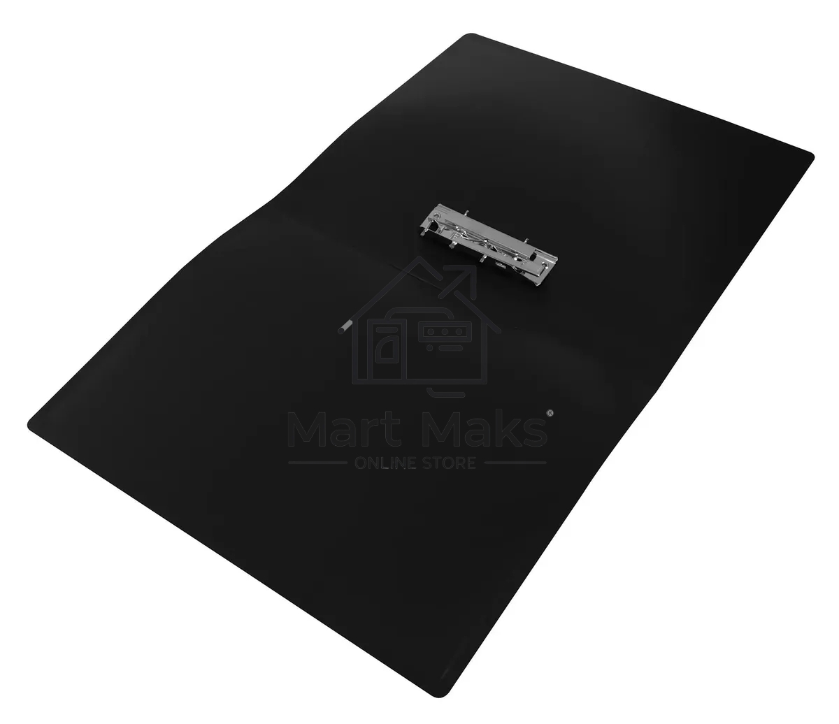 Папка с металлическим зажимом Бюрократ DeLuxe DL07CMILK A4, пластик, 0.7мм, корешок 27мм, молочный