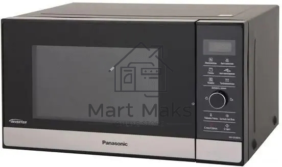 Микроволновая печь Panasonic NN-GD38HSZPE черный, 23 л, 1000 Вт, переключатели - поворотный механизм/сенсор