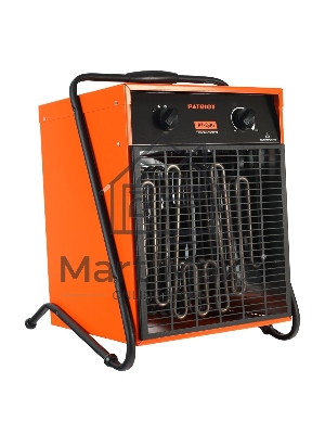 Тепловентилятор Patriot PT-Q 30, оранжевый/черный, 15/30 кВт, 400В, терморегулятор