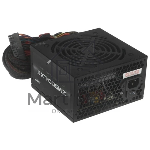 Блок питания Zalman ZM500-LXII, 500Вт, 120мм, черный