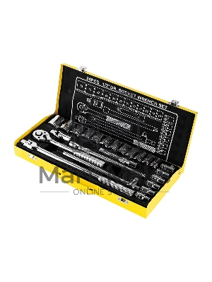 Набор торцевых ключей 24 шт Deli DL2024T Материал: 50BV30. Набор инструментов 24 шт. включает в себя:Головка серии 12,5 мм, 17 шт. (10, 11, 12, 13, 14, 15, 16, 17, 18, 19, 20, 21, 22, 24, 27, 30, 32 мм). Металлический кейс.