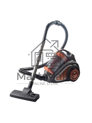 Пылесос циклонного типа Endever SkyClean VC-650, оранжевый/серый, мощность 2400 Вт