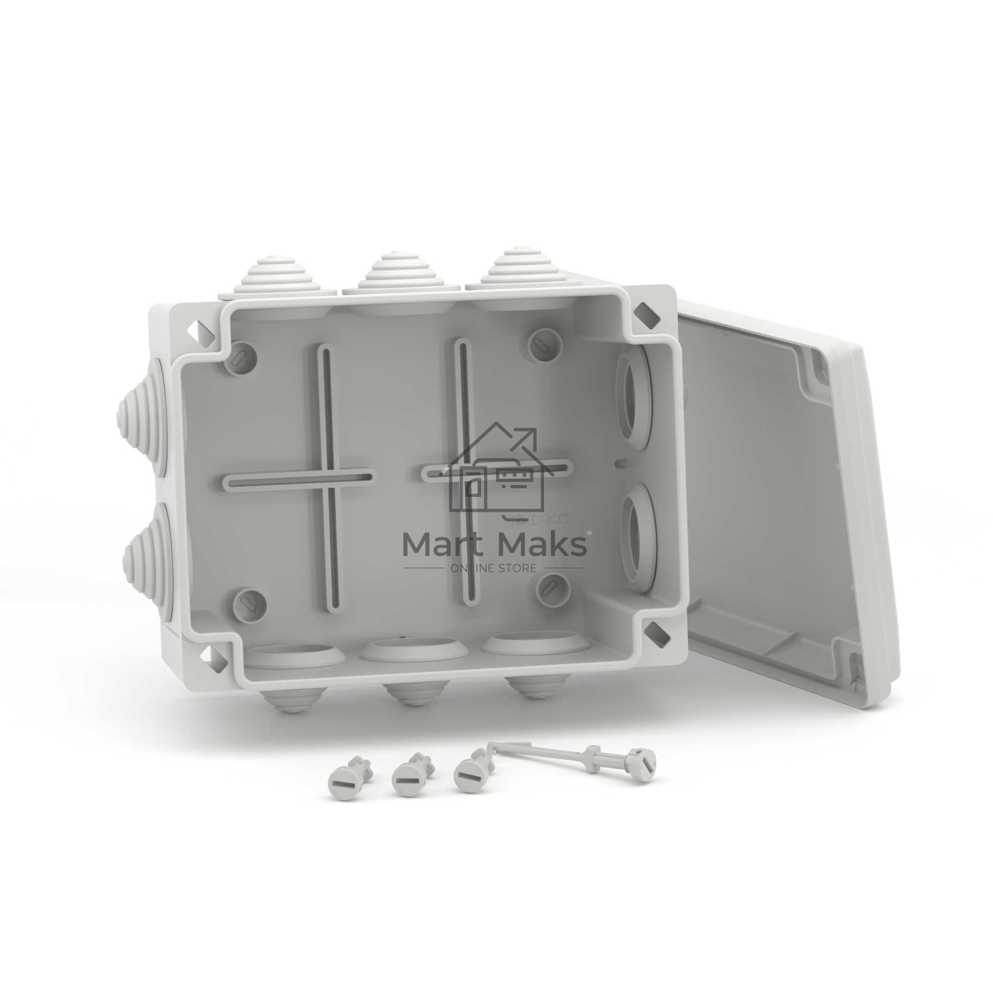 Коробка распределительная DKC 54100 ОП 190х140х70, 10 каб.ввод., IP55