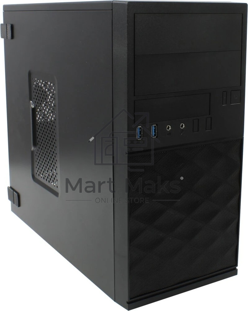 Компьютерный корпус Mini Tower InWin EFS052 Black 600W PM-600ATX U3*2 +A(HD)+ front fan holder+ Screwless mATX