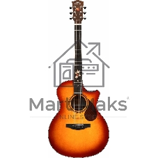 Акустическая гитара Kepma F0PRO-BS цвет Cherry Burst