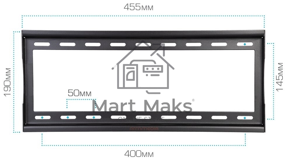 Кронштейн для телевизора Arm Media STEEL-4 черный 22