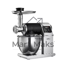 Миксер Kitfort КТ-3038-1 чёрный, стационарный, 1500 Вт, 5 л, 4 скорости
