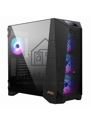 Компьютерный корпус MSI MEG PROSPECT 700R Mid-Tower, E-ATX, 2xUSB 3.2, 1xUSB-C, Audio I/O, 4x140 ARGB fan, Laminated Tempered Glass, (41556)