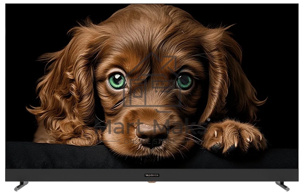 Телевизор Topdevice 50'' TDTV50DQ08U черный VA-QLED UHD 60Hz Smart 2/16Гб