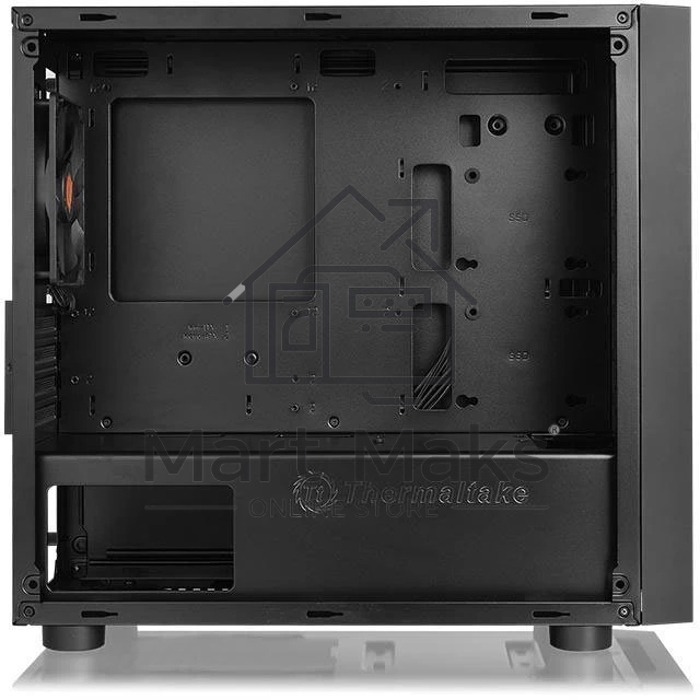 Компьютерный корпус Thermaltake Versa H18 Window черный без БП mATX 2xUSB2.0 1xUSB3.0 audio bott PSU