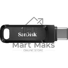 Флешка USB Sandisk DDC3 (SDDDC3-032G-G46), 32Gb, USB 3.0/USB Type-C, R/W 150/30, черный