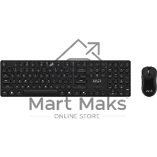 Комплект клавиатура+мышь MSI Forge K210 Combo беспроводной, USB, 1600 DPI, чёрный