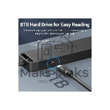 Концентратор Vention CHTBB, USB/USB Type-C, USB, USB
