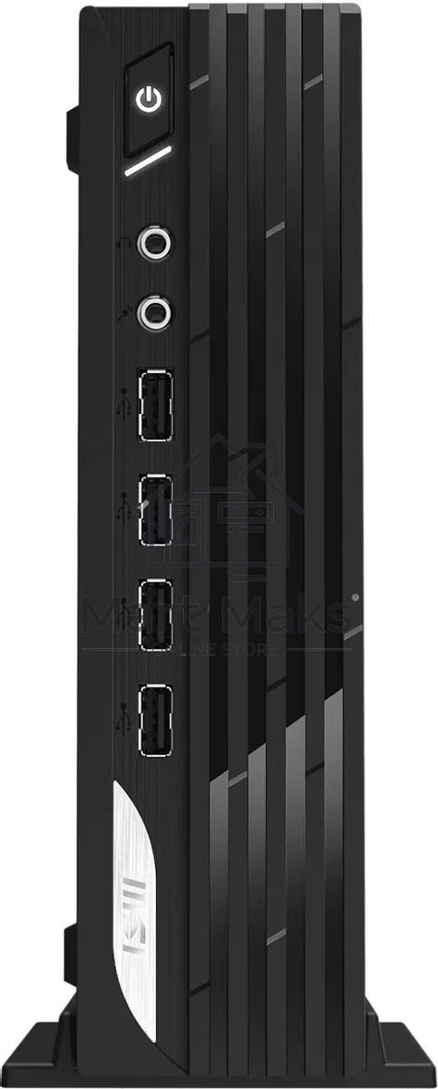Неттоп MSI Pro DP21 13M Mini Core i3-13100 (3.4GHz), 8Gb DDR4 SO-DIMM, 256GB SSD M.2, Intel UHD Graphics 730, noDVD, WiFi, BT, 120W, VESA, COM Port, Wired keyboard&mouse, noOS, 1y war-ty (9S6-B0A421-672)