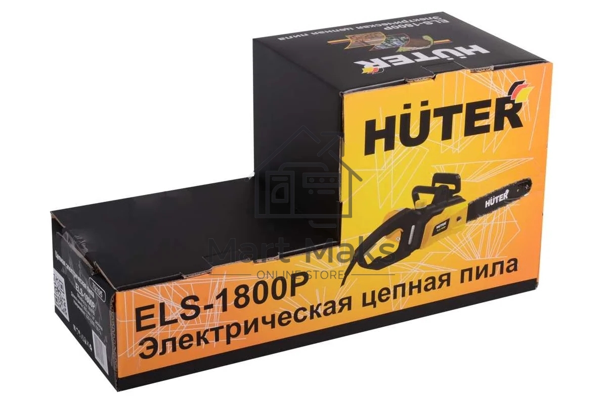 Электрическая цепная пила Huter ELS-1800P 1800Вт дл.шин.:14