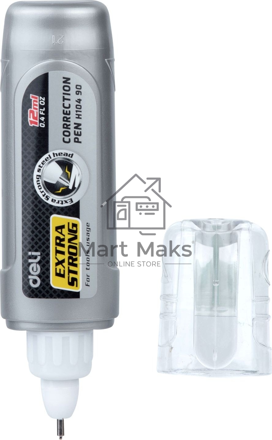 Ручка корректор Deli EH10490 шариковый белый 12мл