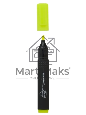 Текстовыделитель Silwerhof Prime 108035-05, скошенный пишущий наконечник, 1-4мм, желтый, коробка