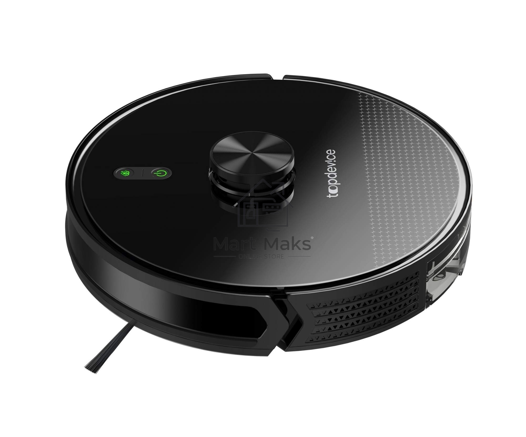 Робот-пылесос TopDevice TDSRC003_BK черный, 40 Вт, 2600 мА·ч Li-Ion, уборка влажная/сухая, пылесборник контейнер 0.4 л