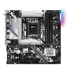 Материнская плата ASRock B760M Pro RS/D4 WiFi, LGA 1700, Intel B760, 4xDDR4, 4xSATA, 2xM.2, 1xPCIe 4.0 x16, DisplayPort, HDMI, USB Type-C, 1x2.5Gb LAN, Wi-Fi 6E, Bluetooth, 3x3.5 мм, 7.1, microATX
