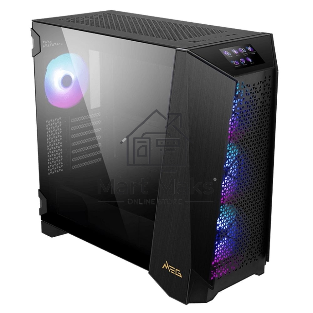 Компьютерный корпус MSI MEG PROSPECT 700R Mid-Tower, E-ATX, 2xUSB 3.2, 1xUSB-C, Audio I/O, 4x140 ARGB fan, Laminated Tempered Glass, (41556)