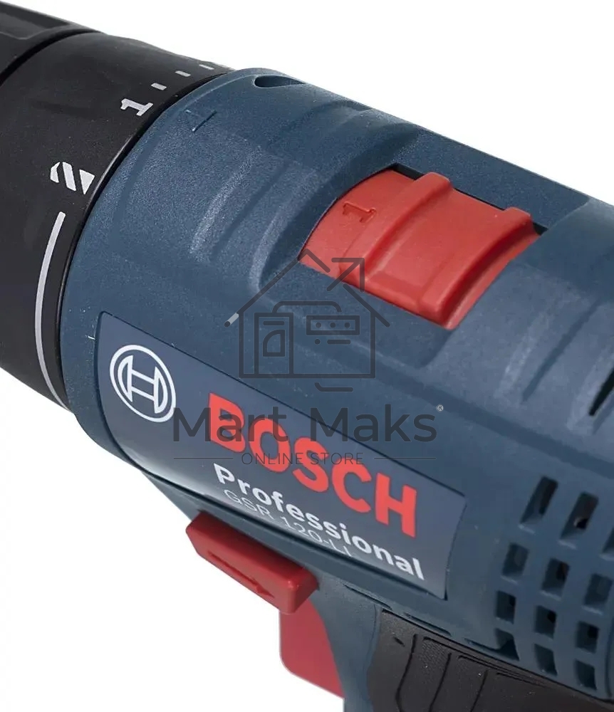 Дрель-шуруповерт Bosch GSR 120-LI C, Аккумуляторная, 12В, 2 АКБ, Кейс