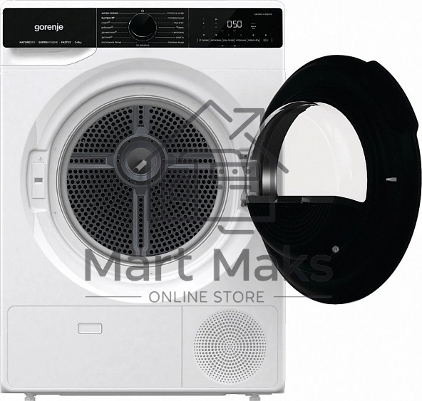 Сушильная машина Gorenje DPNA82WIFI/C белый, 8 кг, сушка - конденсационная, программ - 15, 60 x 85 x 65.3 см