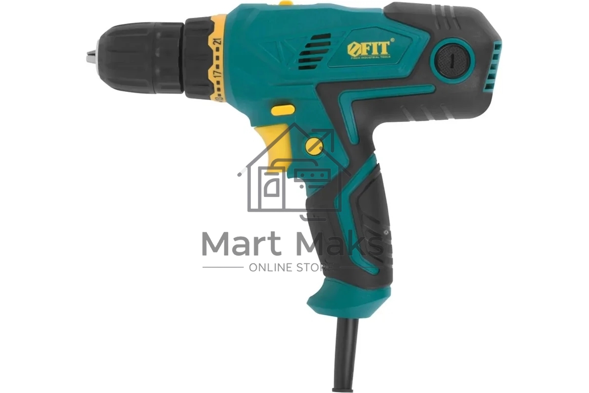 Дрель-Шуруповерт Fit 80016, Сетевая, 300 Вт